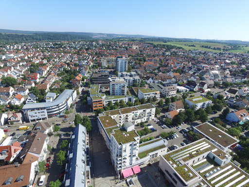 Blick auf Wendlingen am Neckar