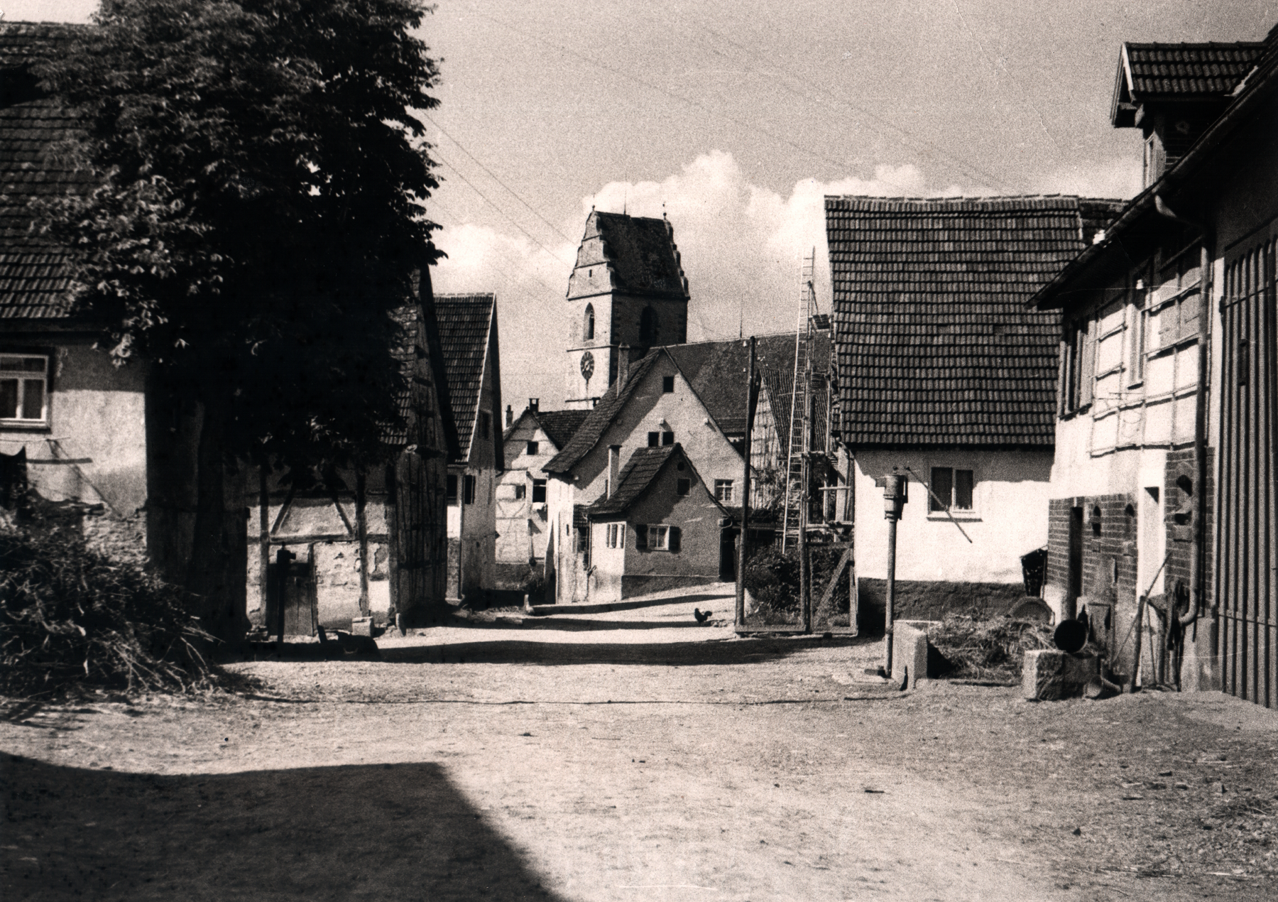 Alte Fotoaufnahme vom "Städtle"