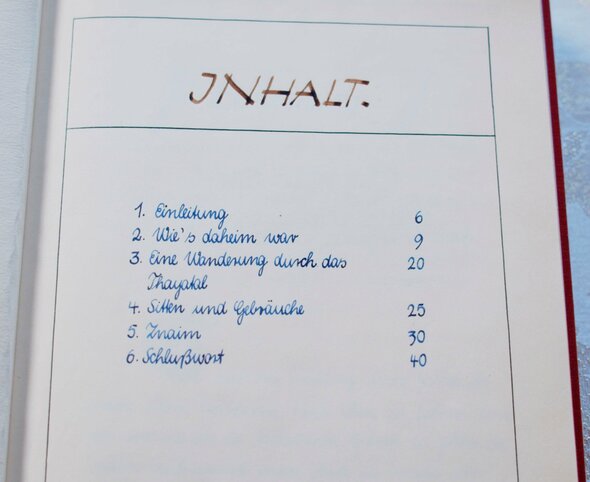 Inhaltsübersicht